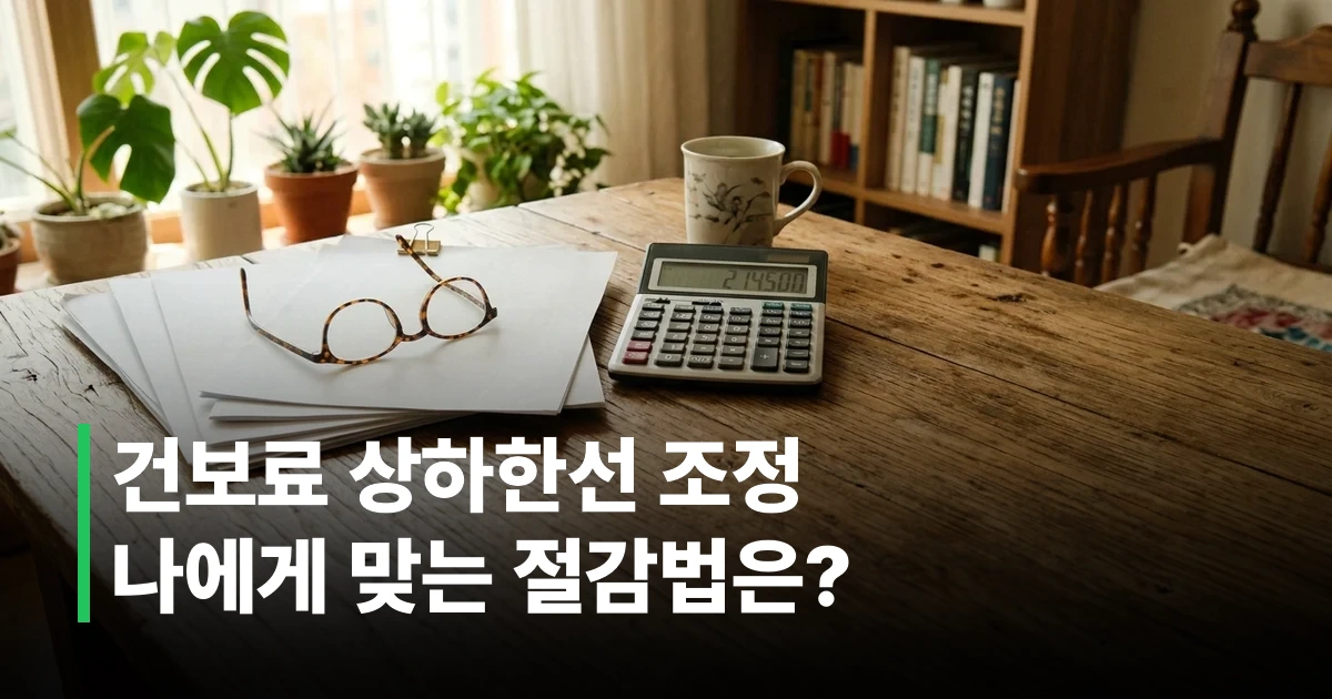 건강보험료 상한선 하한선 조정 안내 서류와 산정 계산기