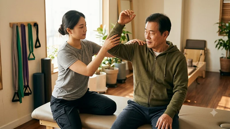 오십견 치료 방법, 단계별 실행 절차