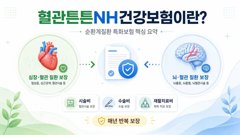 혈관튼튼NH건강보험 순환계질환 특화 보장 핵심 요약