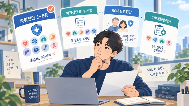 삼성 가족대표건강보험 Plus+ 가입 전 KCD 확인과 보험금 청구 절차를 체크하는 모습