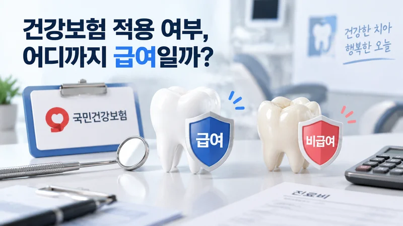 치료를 미루면 비용이 커지고 초기 치료가 비용 절감에 도움이 된다는 점을 보여주는 손상된 치아와 건강한 치아 비교 이미지