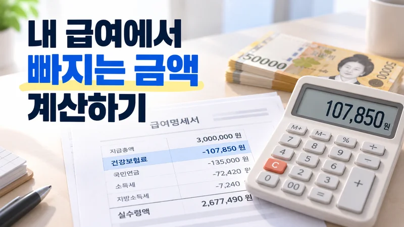 월 보수월액 300만·400만·500만 원에 따른 건강보험료 전체와 근로자 부담액을 비교한 표