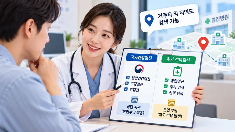 검진기관 선택과 비용에서 헷갈리는 점