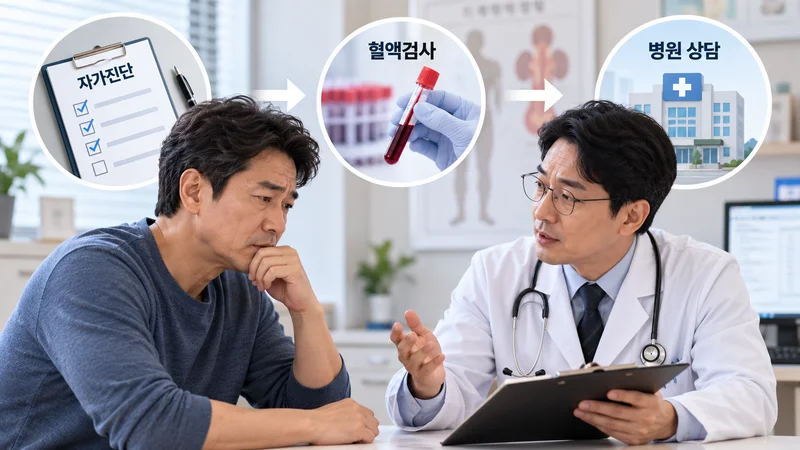 자가진단에서 병원 확인까지