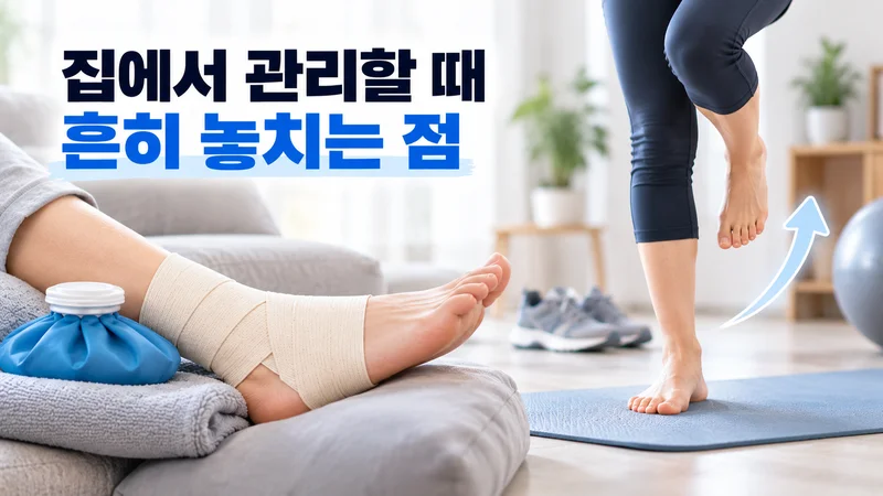 집에서 관리할 때 흔히 놓치는 점