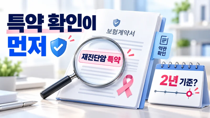 재진단암 보장, 먼저 확인할 기준