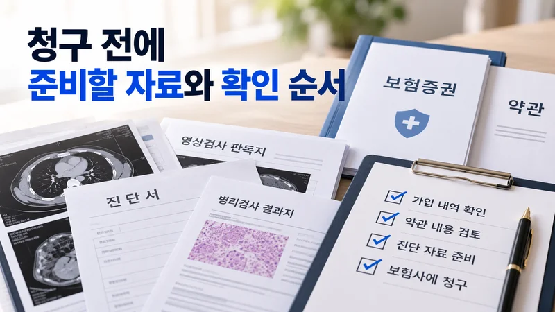 청구 전에 준비할 자료와 확인 순서