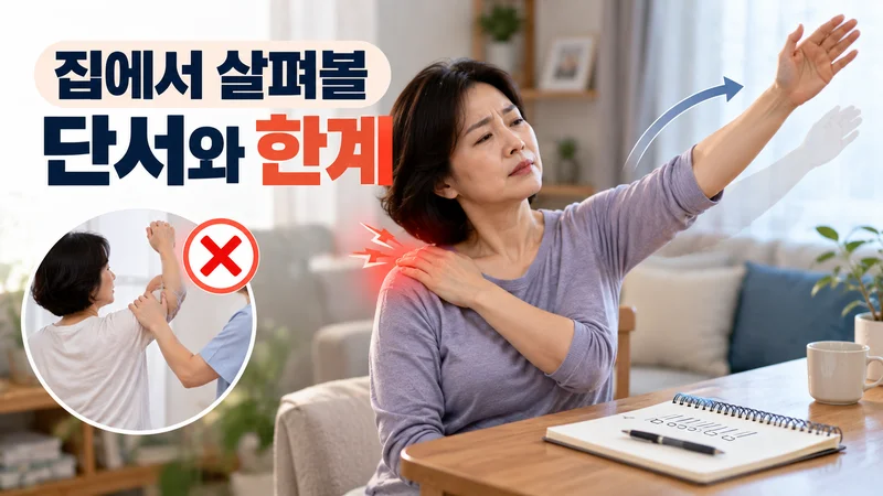 집에서 살펴볼 단서와 한계