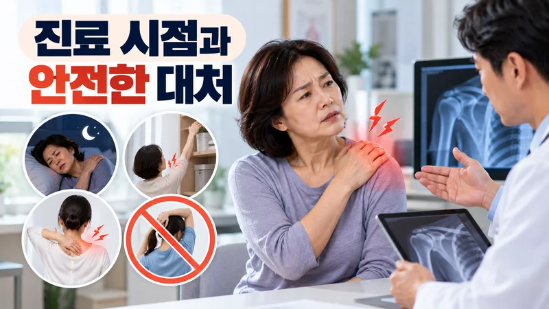 진료 시점과 안전한 대처